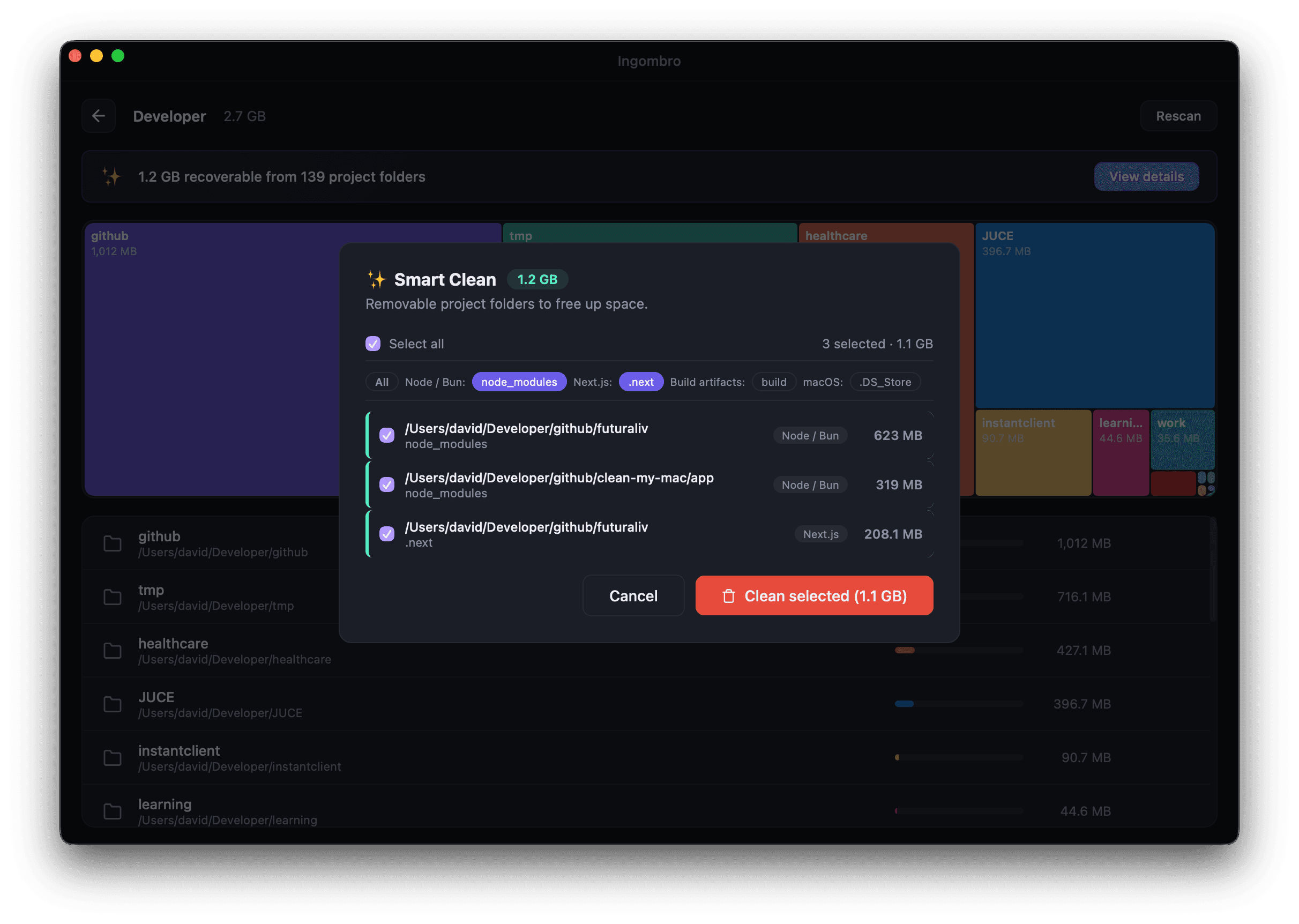 Smart Clean Filtered